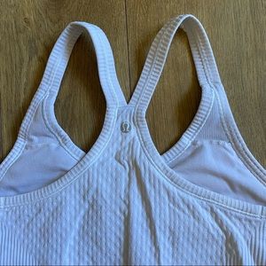 Lululemon racerback tank with built in bra